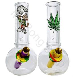 Baby Colourful Glass Bong (17cm)