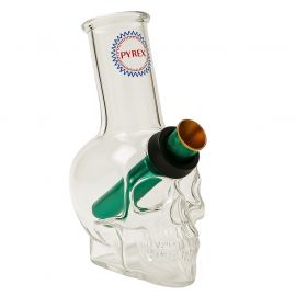 Baby Glass Bong Skull Shape