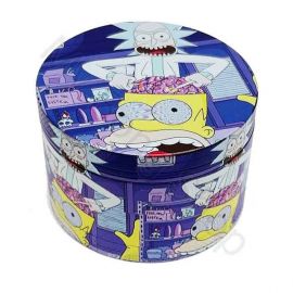 Metal Grinder Homer and Rick Design (4 Piece)