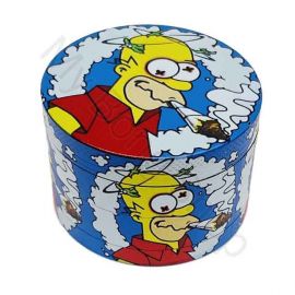 Metal Grinder Smoking Homer Design (4 Piece)