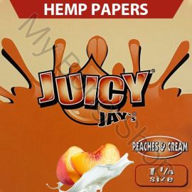 Juicy Jays 1 1/4 Flavoured Rolling Papers Peaches & Cream