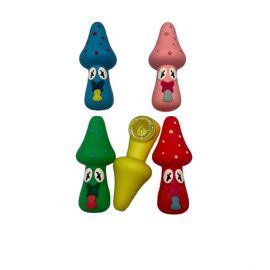 Crazy Mushroom Silicone Smoking Pipe