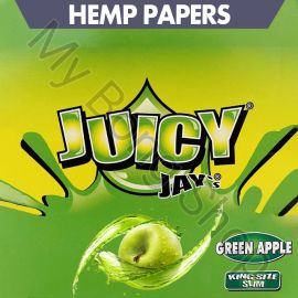 Juicy Jays King Size Slim Flavoured Rolling Papers Apple