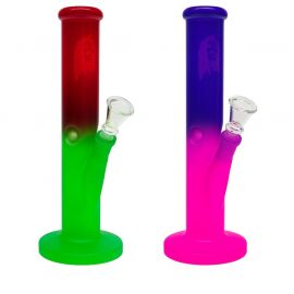 Colourful Bob Marley Straight Shooter Glass Bong (25cm)