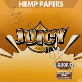 Juicy Jays King Size Slim Flavoured Rolling Papers Liquorice