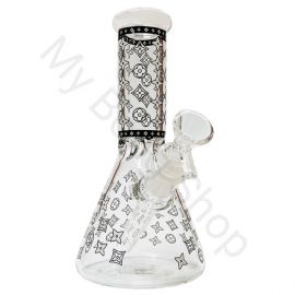 Glow in the Dark Small Beaker Glass Bong Fashion Design