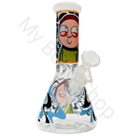 Rick and Morty Small Beaker Glass Bong 5