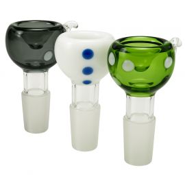 Dotted Glass Cone Piece 14mm