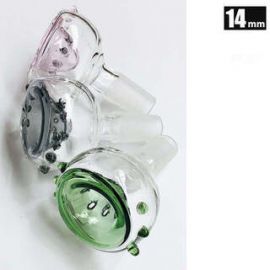 Colourful Centre Glass Cone Piece 14mm