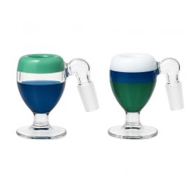 Colourful Ash Catcher with Glass Base 14mm