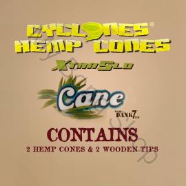 Cyclones 2-Pack Xtra Slo Pre-Rolled Hemp Blunt Cone (Cane)