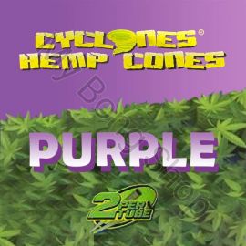 Cyclones 2-Pack Pre-Rolled Hemp Blunt Cone (Purple)