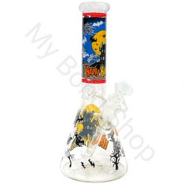 Halloween Medium Beaker Glass Bong 3