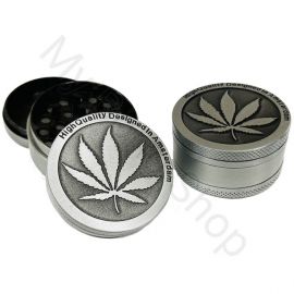 Metal Grinder with Carbon Fibre Leaf Design