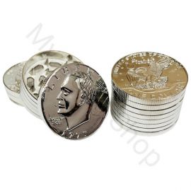 One Dollar Coin Shape Metal Grinder