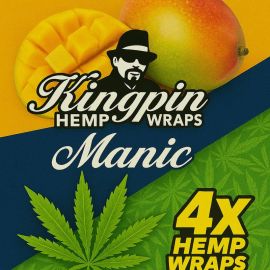 Kingpin Hemp Wrap 4-Pack Manic