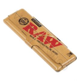 RAW Classic King Size Metal Rolling Paper Case