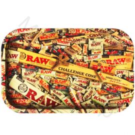 RAW Medium Metal Rolling Tray Mix