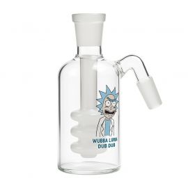 Rick and Morty Ash Catcher with Light Bulb Percolator (14mm)