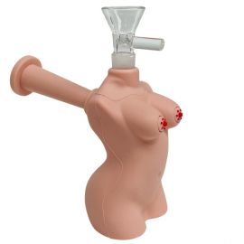 Woman Shape Silicone Bong